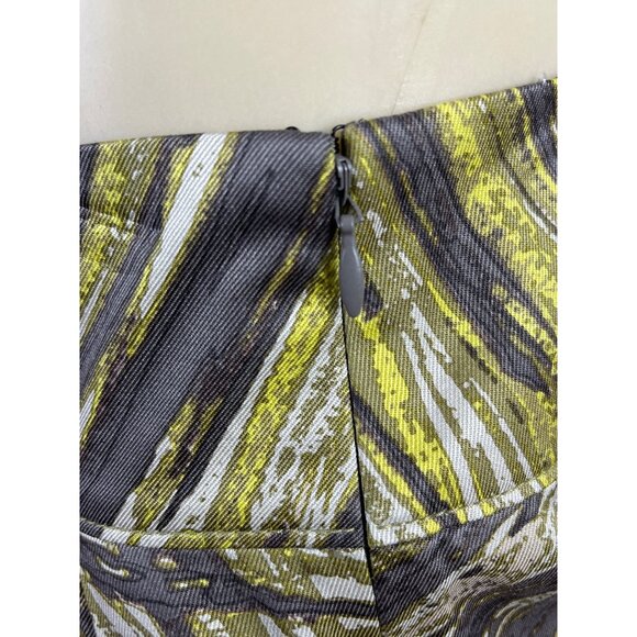 Ann Taylor Womens Printed  Pleated Skirt Multicolor Size 4 - New - Picture 4 of 8